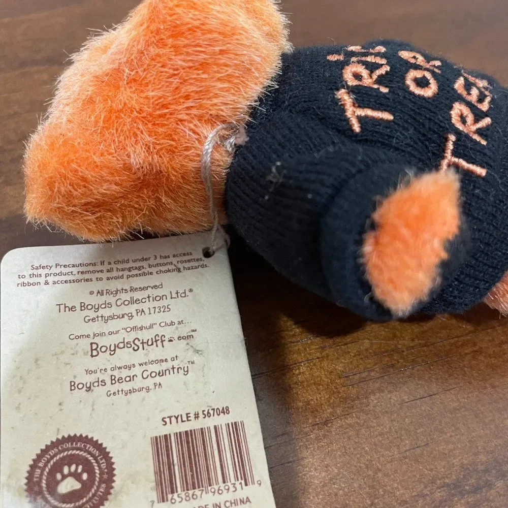 Boyd’s Bears Thinkin Of Ya Series “Trick Or Treat” Halloween 4” Bear